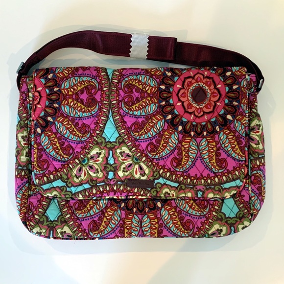 Vera Bradley Handbags - VERA BRADLEY MESSENGER BAG IN RESORT MEDALLION